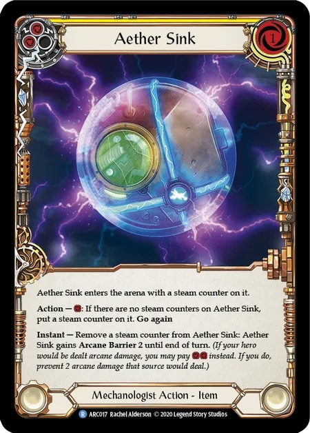 【EN】[Mechanologist] Aether Sink (黄)「R」〔ARC-UL017〕