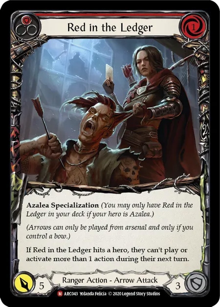 【EN】[Ranger] Red in the Ledger/過去の清算 (赤)「M」〔ARC-UL043〕