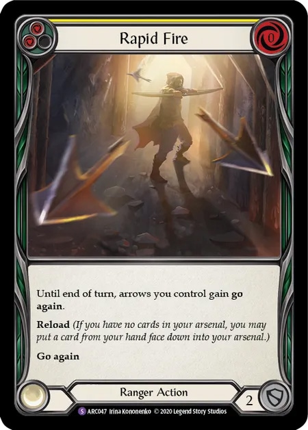 【EN】[Ranger] Rapid Fire (黄)「S」〔ARC-UL047〕