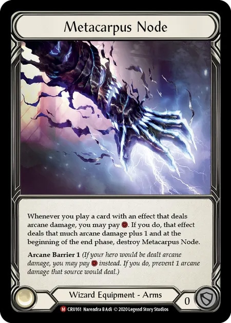 【EN】[Wizard] Metacarpus Node 「M」〔CRU-1st161〕