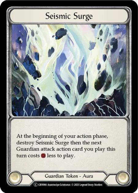 【EN】《Rainbow Foil》[Guardian] Seismic Surge 「C」〔CRU-UL044〕