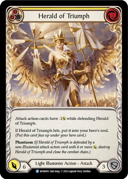 【EN】[Light Illusionist] Herald of Triumph (黄)「R」〔MON-1st009〕