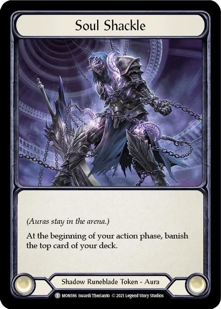 【EN】[Shadow Runeblade] Soul Shackle 「T」〔MON-1st186〕