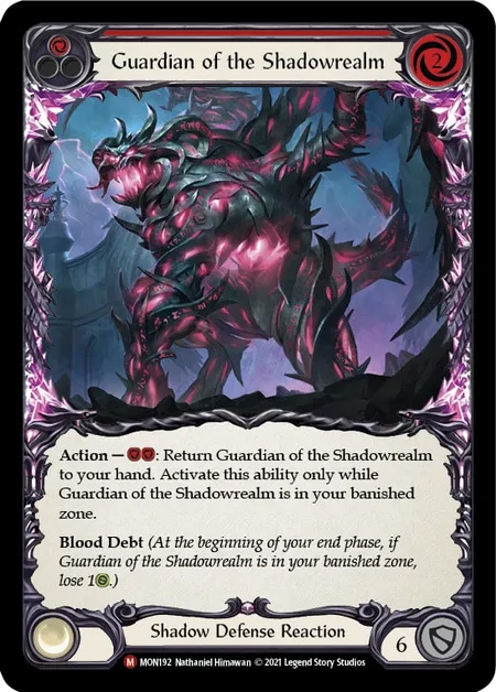 アルルファ 特級シャドウガーディアン EN】[Shadow] Guardian of the Shadowrealm 「M」〔MON-1st192