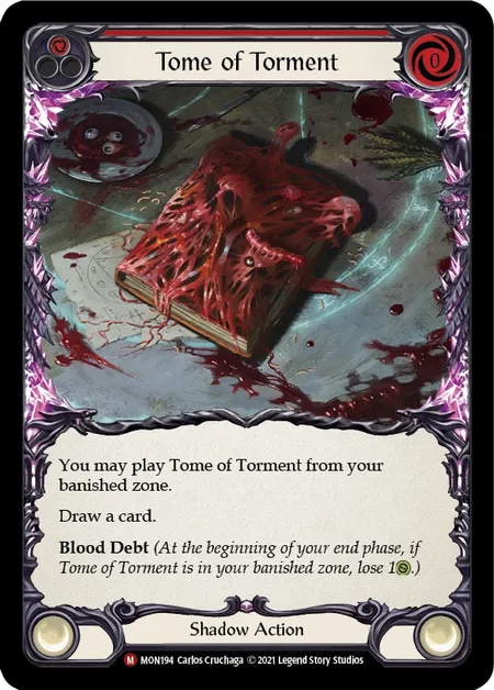 【EN】[Shadow] Tome of Torment 「M」〔MON-1st194〕