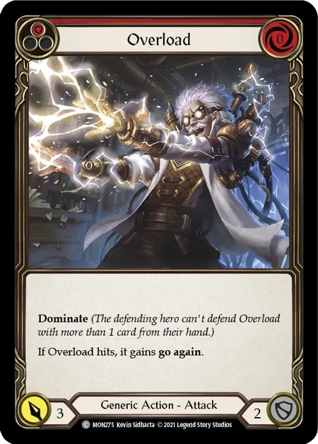【EN】[Generic] Overload (赤)「C」〔MON-1st275〕