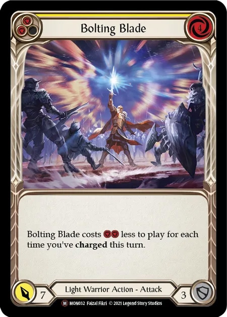 【EN】《Rainbow Foil》[Light Warrior] Bolting Blade 「M」〔MON-UL032〕