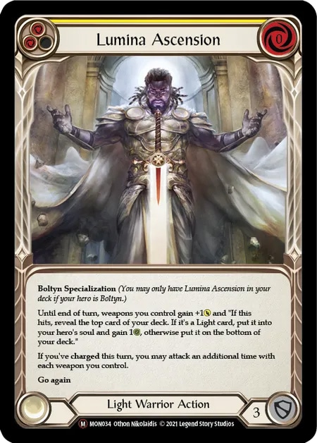 【EN】[Light Warrior] Lumina Ascension 「M」〔MON-UL034〕