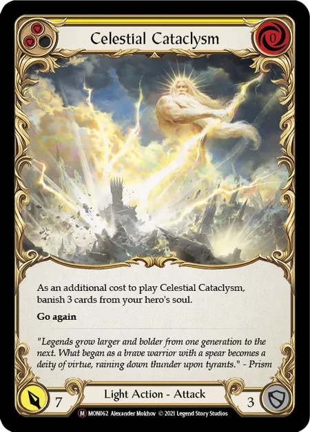 【EN】《Rainbow Foil》[Light] Celestial Cataclysm 「M」〔MON-UL062〕