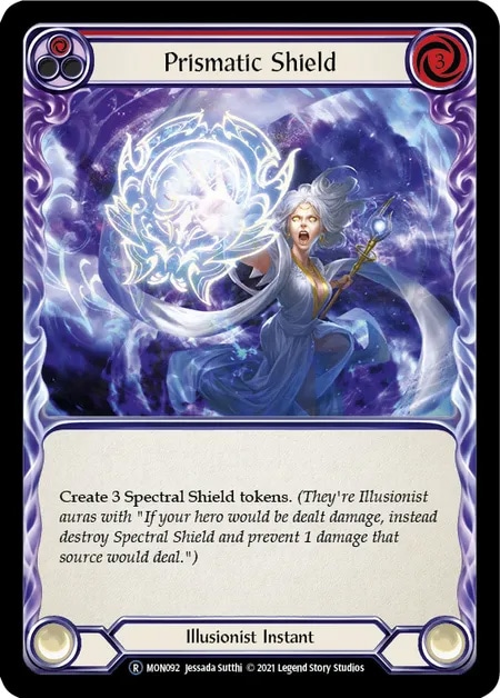 【EN】[Illusionist] Prismatic Shield (赤)「R」〔MON-UL092〕