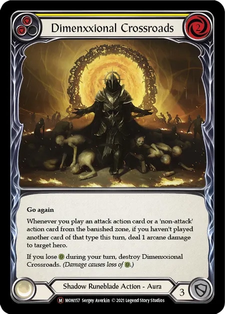 【EN】[Shadow Runeblade] Dimenxxional Crossroads 「M」〔MON-UL157〕