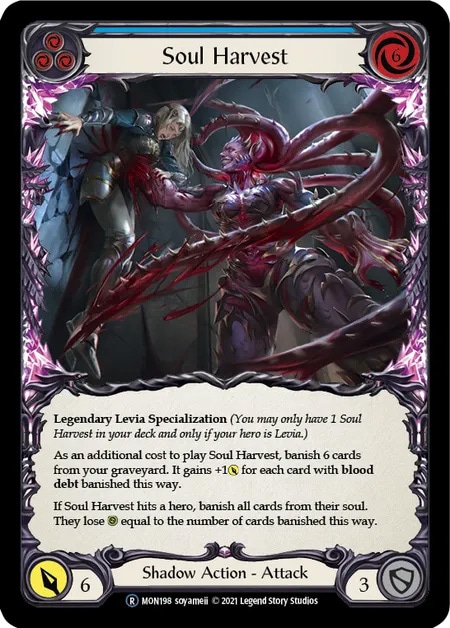【EN】[Shadow] Soul Harvest (青)「R」〔MON-UL198〕