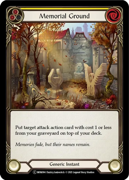 【EN】[Generic] Memorial Ground (黄)「C」〔MON-UL304〕