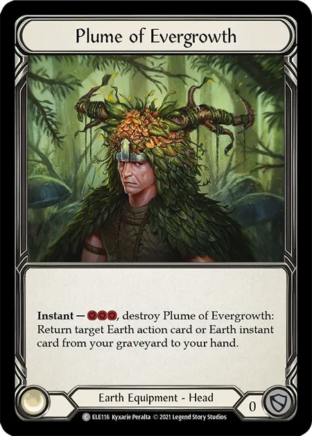 【EN】[Earth] Plume of Evergrowth 「C」〔ELE-1st116〕