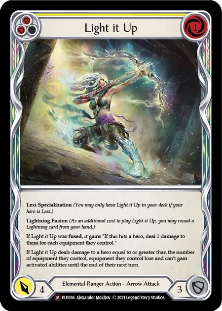 【EN】[Elemental Ranger] Light it Up 「M」〔ELE-UL036〕 | Elemental Ranger ...