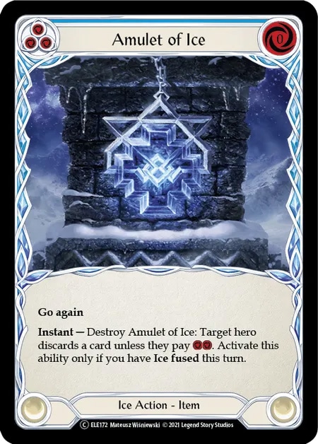 【EN】[Ice] Amulet of Ice 「C」〔ELE-UL172〕