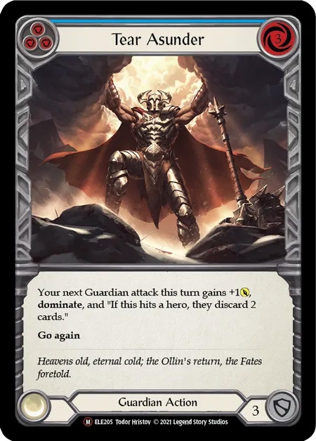 【EN】《Rainbow Foil》[Guardian] Tear Asunder 「M」〔ELE-UL205〕