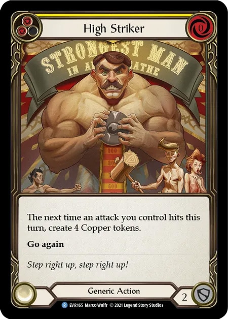 【EN】《Rainbow Foil》[Generic] High Striker (黄)「R」〔EVR165〕