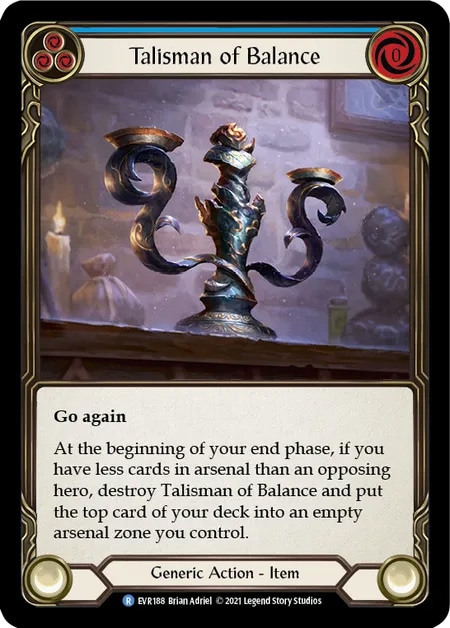 【EN】《Cold Foil》[Generic] Talisman of Balance 「R」〔EVR188〕