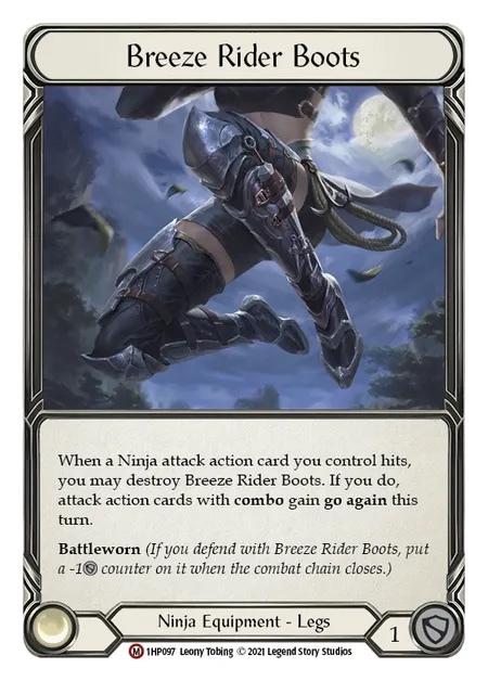【EN】[Ninja] Breeze Rider Boots 「M」〔1HP097〕