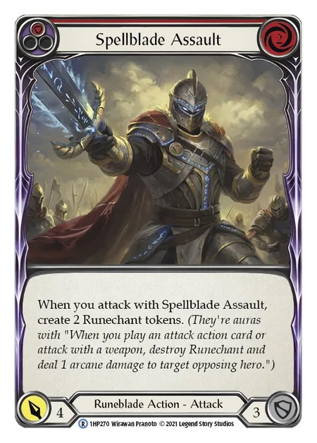 【EN】[Runeblade] Spellblade Assault (赤)「R」〔1HP270〕