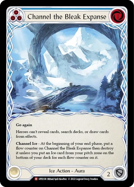 【EN】《Rainbow Foil》[Ice] Channel the Bleak Expanse 「M」〔UPR138〕