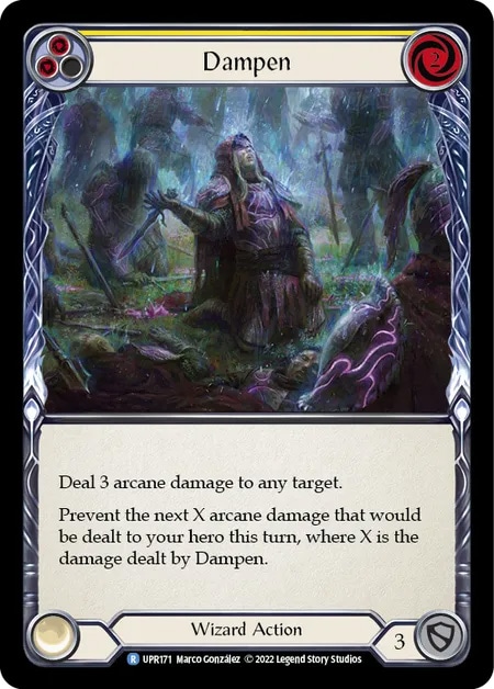 【EN】[Wizard] Dampen (黄)「R」〔UPR171〕