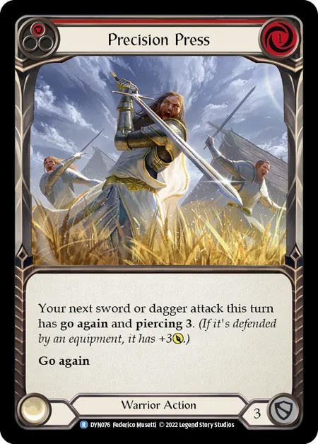 【EN】[Warrior] Precision Press (赤)「R」〔DYN076〕