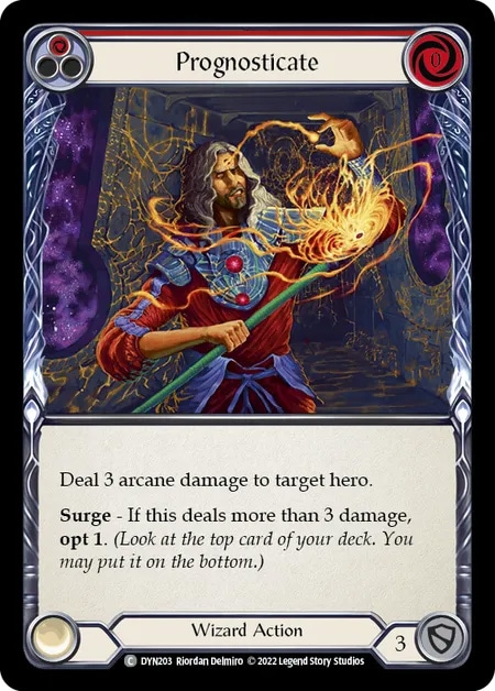 【EN】[Wizard] Prognosticate (赤)「C」〔DYN203〕