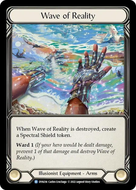 【EN】《Rainbow Foil》[Illusionist] Wave of Reality 「R」〔DYN214〕