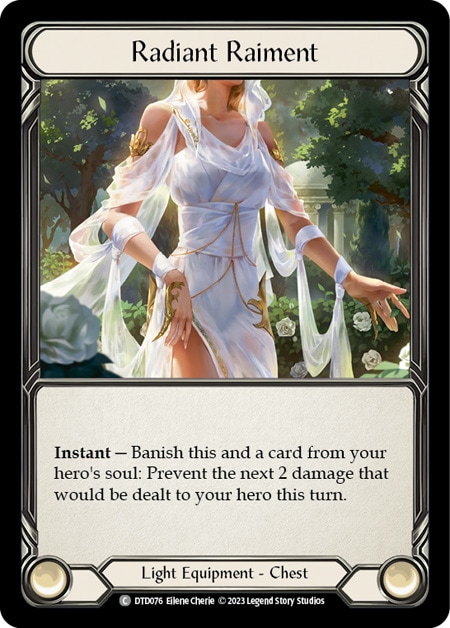 【EN】[Light] Radiant Raiment 「C」〔DTD076〕