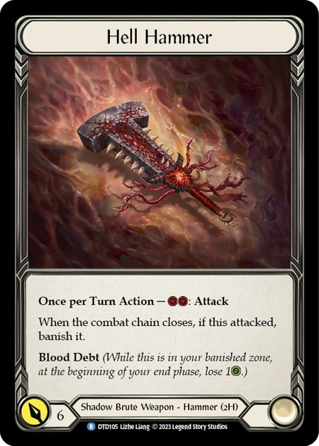 【EN】[Shadow Brute] Hell Hammer 「R」〔DTD105〕
