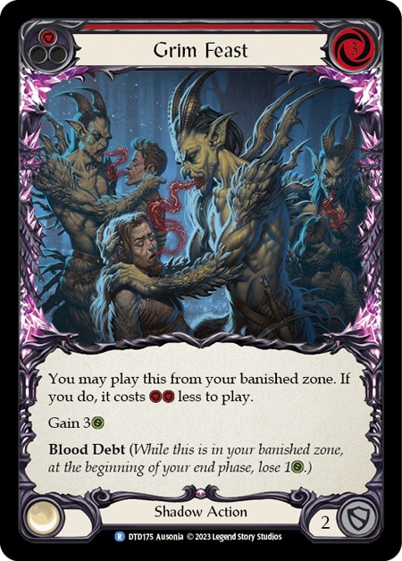 【EN】[Shadow] Grim Feast (赤)「R」〔DTD175〕