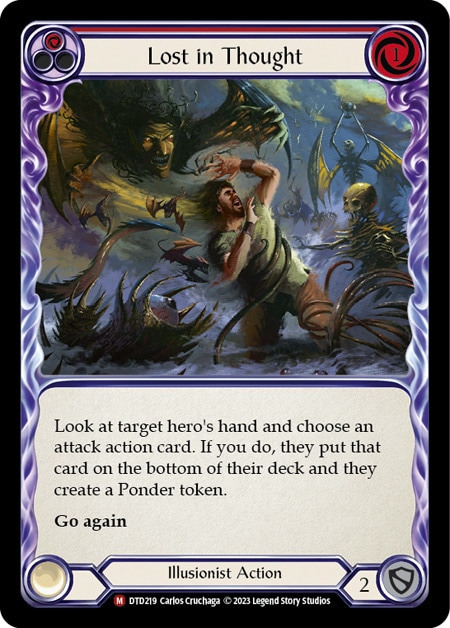 【EN】《Rainbow Foil》[Illusionist] Lost in Thought 「M」〔DTD219〕