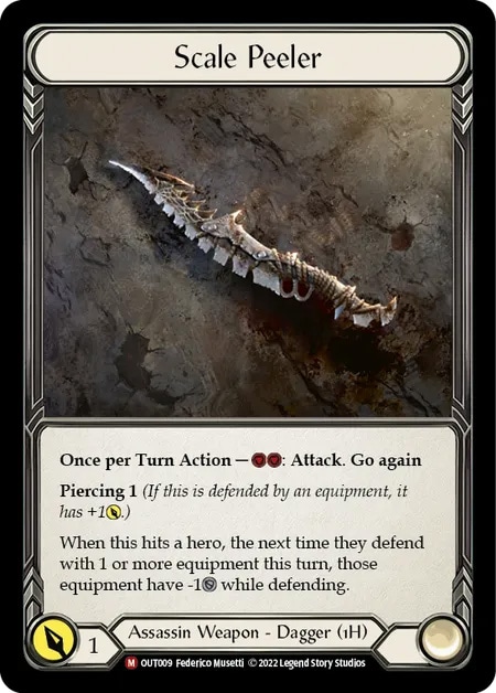 Flesh and Blood TCG Flick Knives Outsiders OUT139 Cold Foil