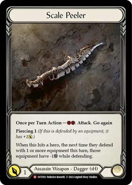 【EN】[Assassin] Scale Peeler 「M」〔OUT010〕