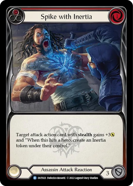 【EN】《Rainbow Foil》[Assassin] Spike with Inertia 「R」〔OUT023〕