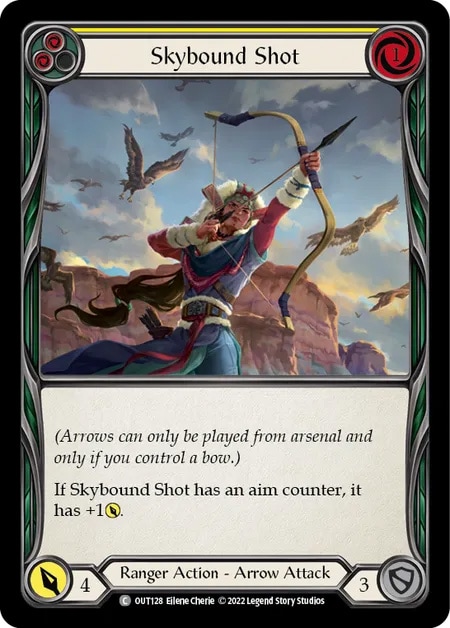 【EN】《Rainbow Foil》[Ranger] Skybound Shot (黄)「C」〔OUT128〕