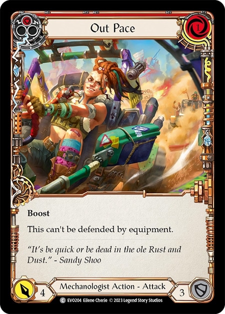 【EN】[Mechanologist] Out Pace (赤)「C」〔EVO204〕