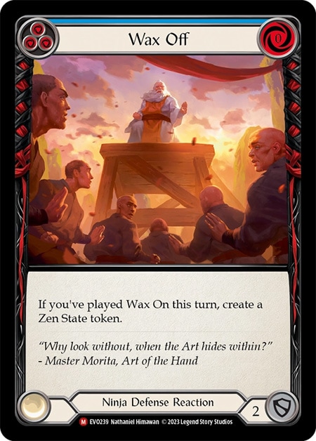 【EN】[Ninja] Wax Off 「M」〔EVO239〕