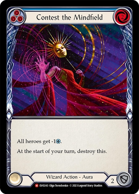 【EN】《Rainbow Foil》[Wizard] Contest the Mindfield 「M」〔EVO243〕