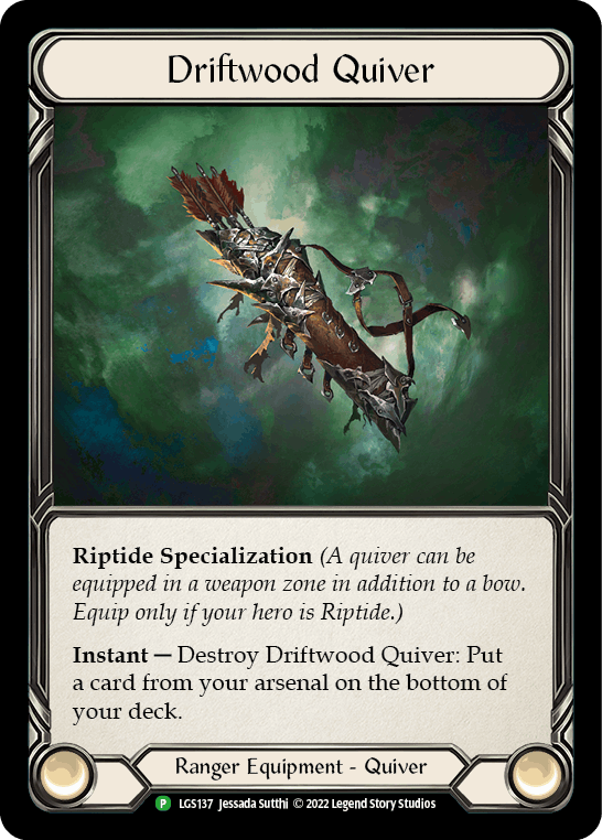 EN】《Cold Foil》[Ranger] Driftwood Quiver (装備品)「P」〔LGS137