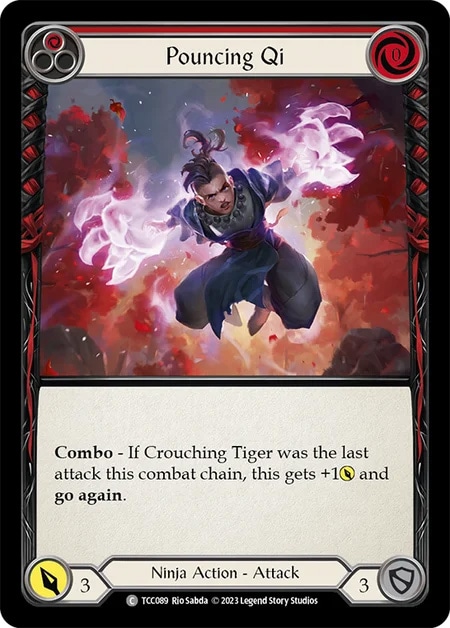 【EN】[Ninja] Pouncing Qi (赤)「C」〔TCC089〕