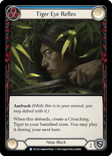 【EN】[Ninja] Tiger Eye Reflex (青)「R」〔TCC102〕