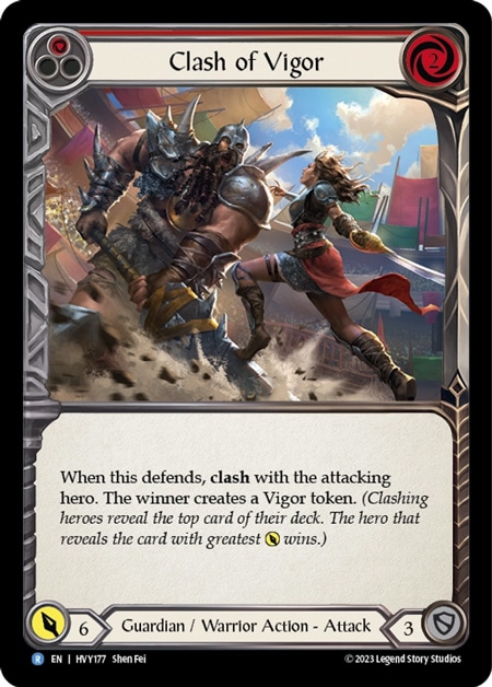 EN】《Rainbow Foil》[Guardian / Warrior] Clash of Vigor/活力の激突