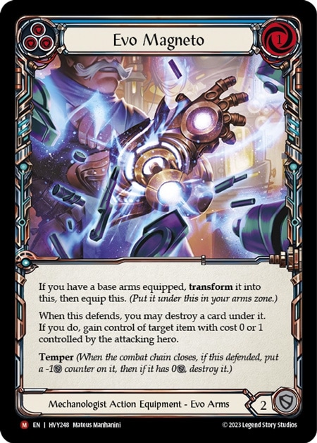 【EN】[Mechanologist] Evo Magneto/エヴォ・マグネト (青)「M」〔HVY248〕