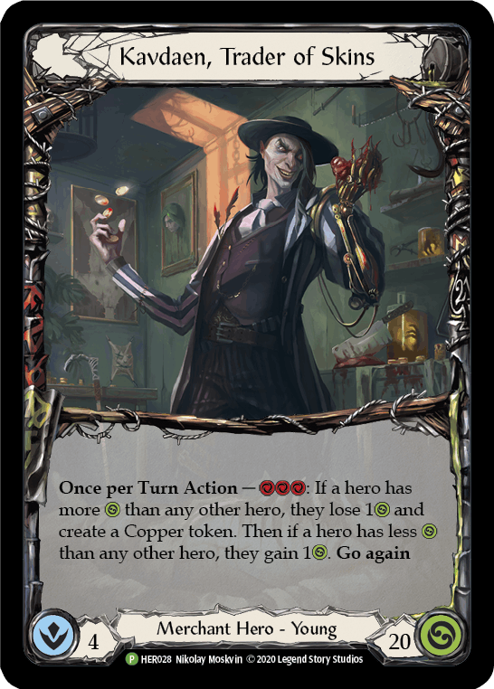 EN】《Cold Foil》[Merchant] Kavdaen, Trader of Skins (ヒーロー)「P