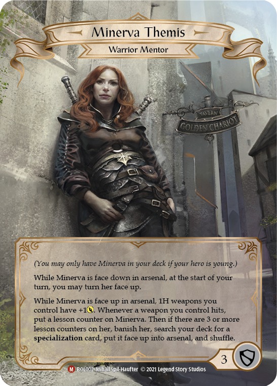 EN】《Rainbow Foil》[Warrior Mentor] Minerva Themis [メンター]「P