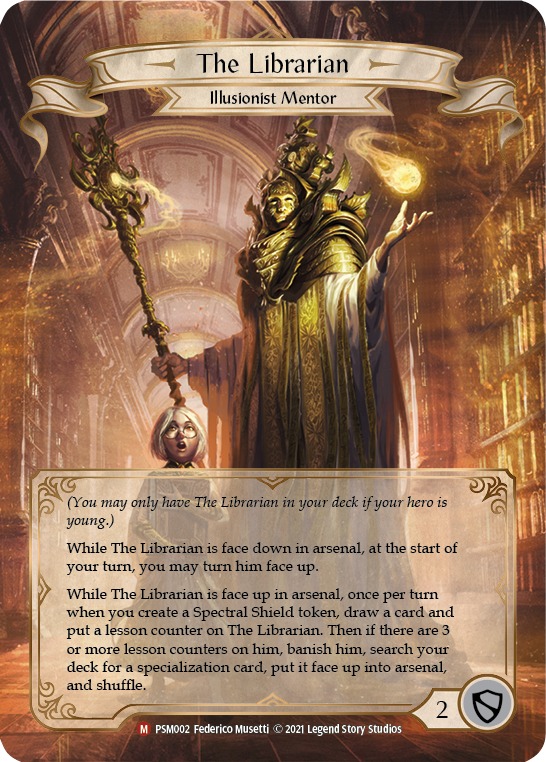 EN】《Rainbow Foil》[Illusionist Mentor] The Librarian [メンター