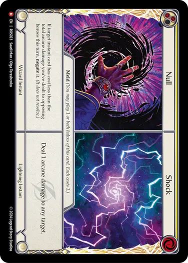 EN】[Lightning Wizard] Null//Shock/虚空//ショック (黄)「M